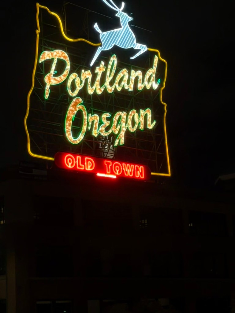 portland stag sign