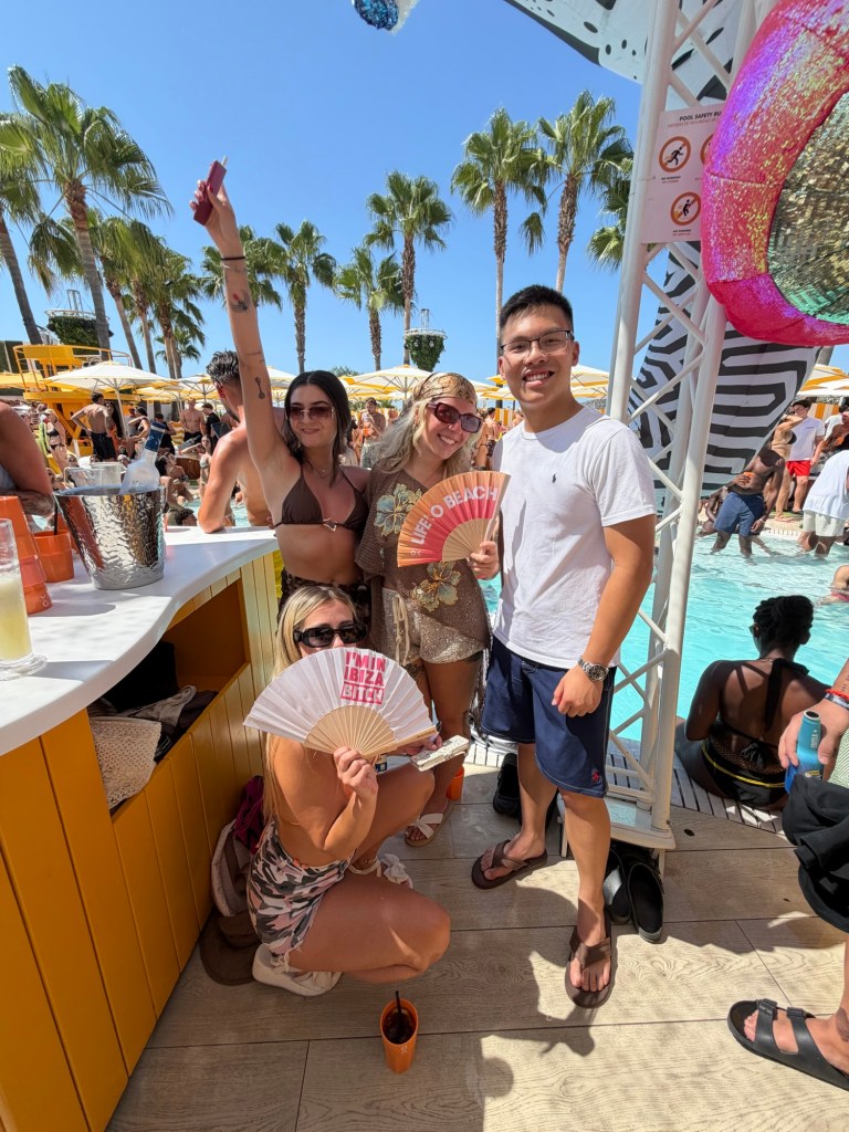 Pool party at O Beach Ibiza in Sant Antoni