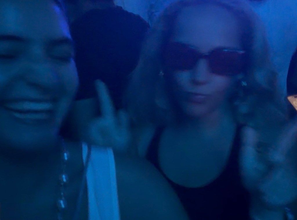 Crowd beneath red lighting inside DC-10 Ibiza during Solid Grooves